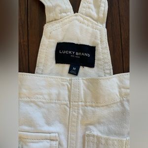 Lucky Brand White Overalls